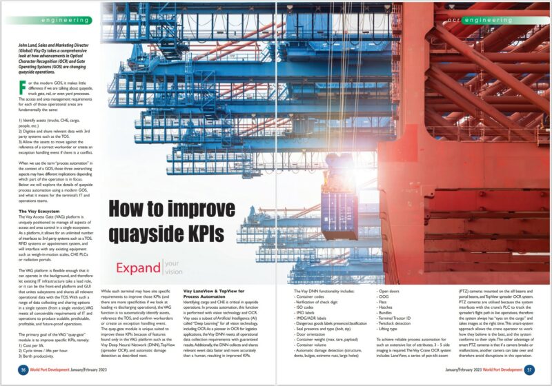 Improve container handling operations with container OCR